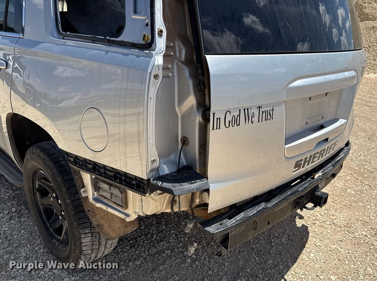 image for item DX5601 2016 Chevrolet Tahoe Police SUV