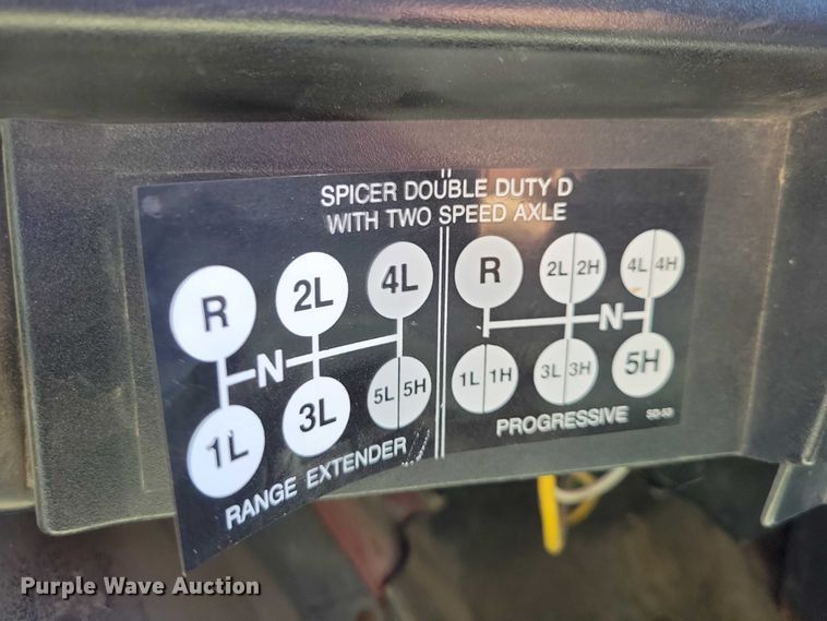 image for item DX7107 1993 International 4900 dump truck