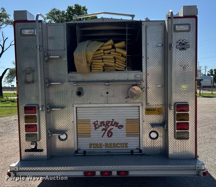 image for item DY0225 2004 Freightliner  Eagle pumper fire truck