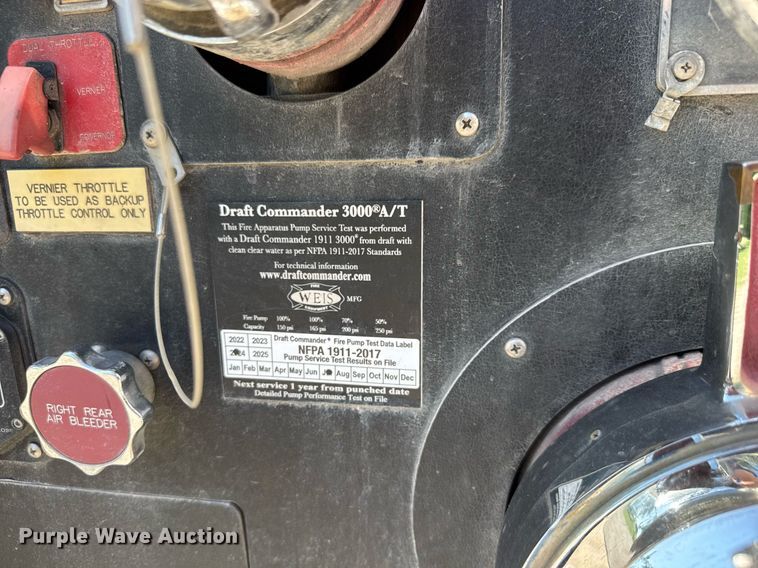 image for item DY0225 2004 Freightliner  Eagle pumper fire truck