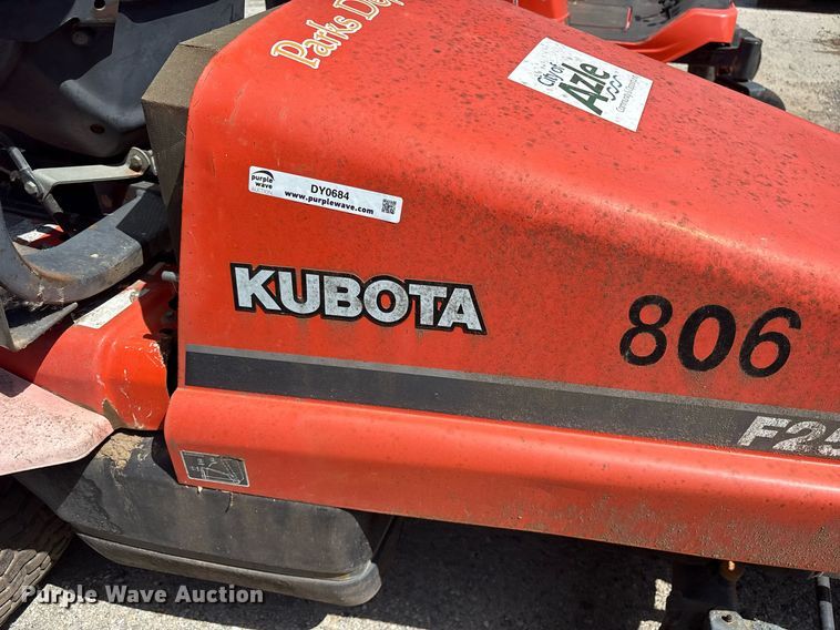 image for item DY0684 Kubota F2560 lawn mower