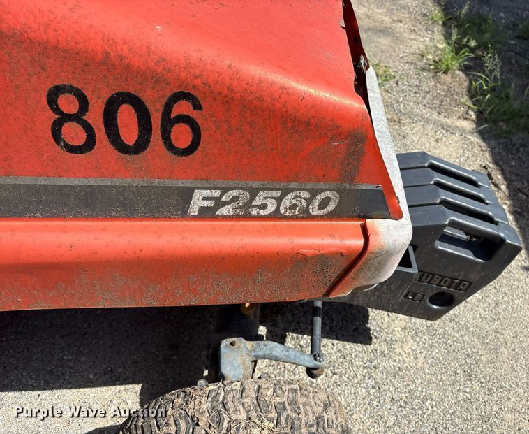 image for item DY0684 Kubota F2560 lawn mower