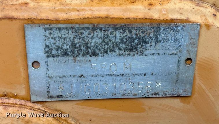 image for item DY0695 2002 Case 580M backhoe