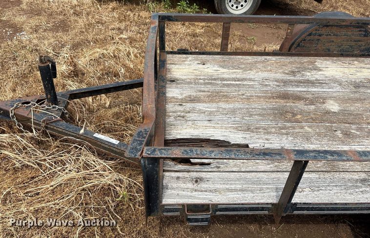 image for item DY2544 Shop built utility trailer