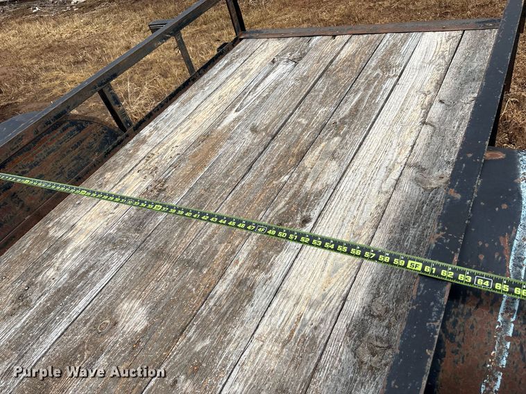 image for item DY2544 Shop built utility trailer