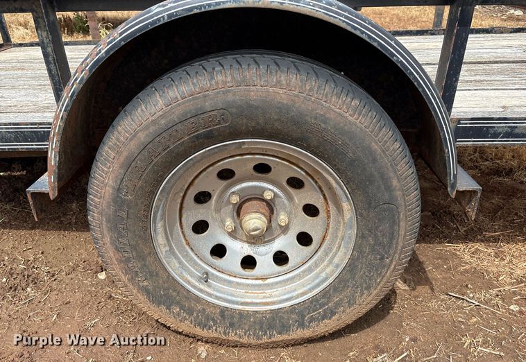 image for item DY2544 Shop built utility trailer