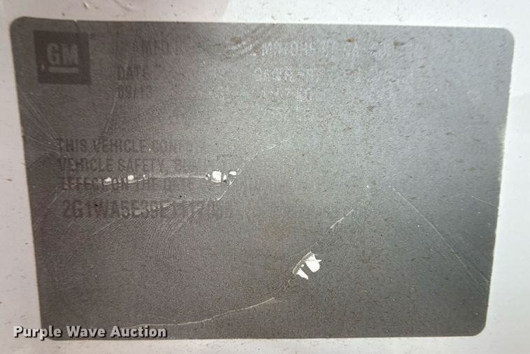 image for item DZ8518 2014 Chevrolet Impala 