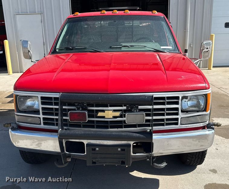 image for item DZ8524 1993 Chevrolet K3500 pumper fire truck