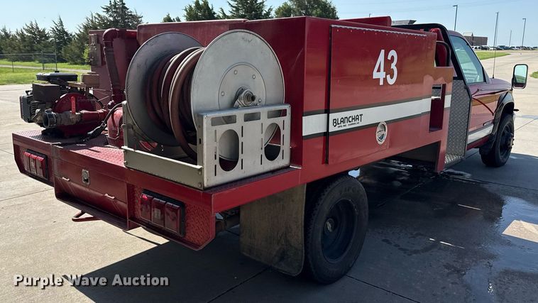 image for item DZ8524 1993 Chevrolet K3500 pumper fire truck