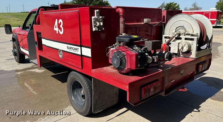 image for item DZ8524 1993 Chevrolet K3500 pumper fire truck
