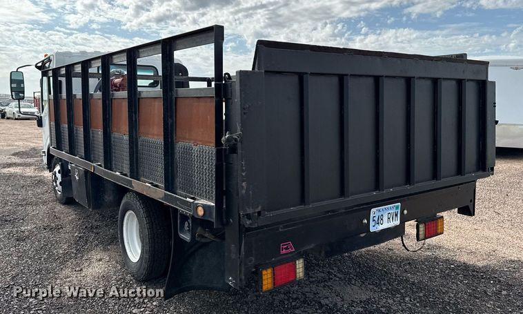 image for item DZ8550 2008 Isuzu NPR flatbed truck