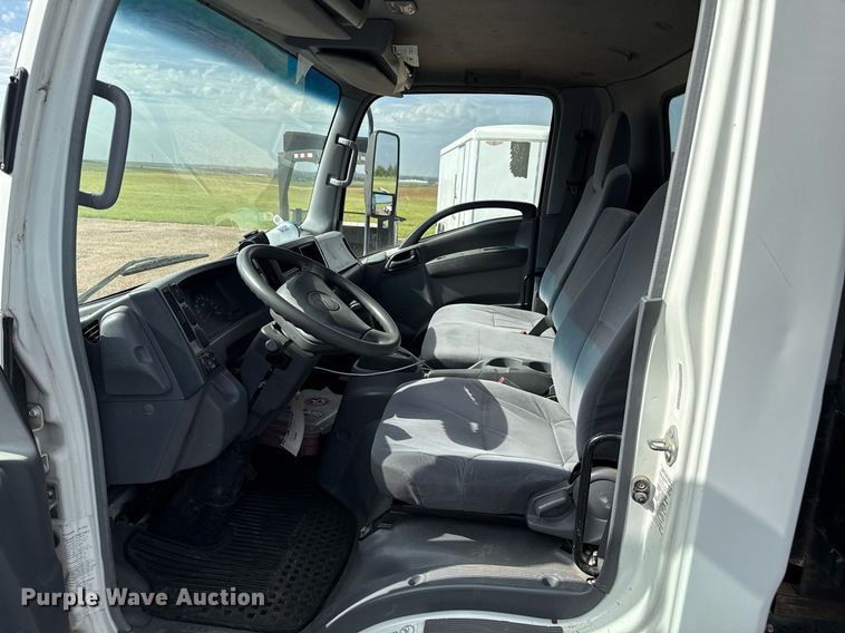 image for item DZ8550 2008 Isuzu NPR flatbed truck