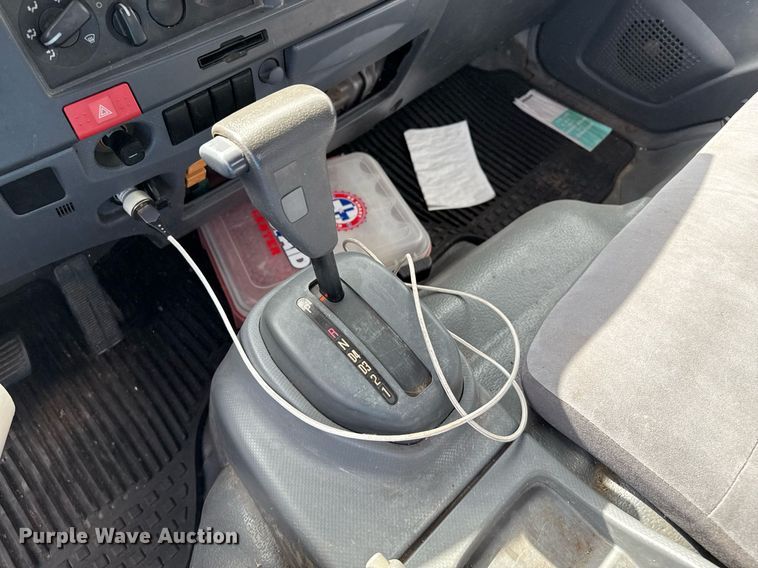 image for item DZ8550 2008 Isuzu NPR flatbed truck