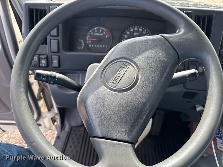 image for item DZ8550 2008 Isuzu NPR flatbed truck