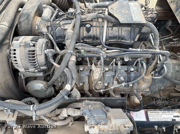 image for item DZ8550 2008 Isuzu NPR flatbed truck