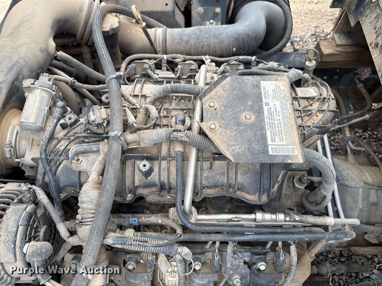 image for item DZ8550 2008 Isuzu NPR flatbed truck