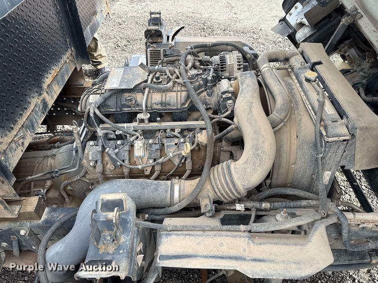 image for item DZ8550 2008 Isuzu NPR flatbed truck