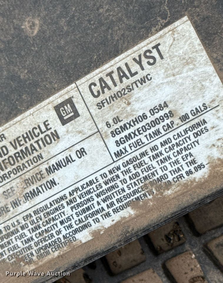 image for item DZ8550 2008 Isuzu NPR flatbed truck