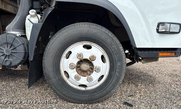 image for item DZ8550 2008 Isuzu NPR flatbed truck