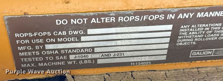 image for item DZ8572 1984 Galion A500 motor grader