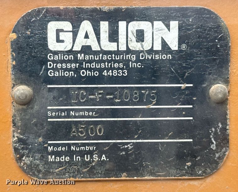 image for item DZ8572 1984 Galion A500 motor grader