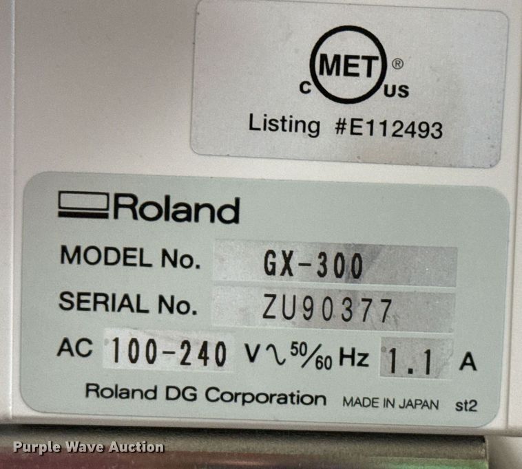 image for item DZ8589 Roland Camm-1 Pro sign maker