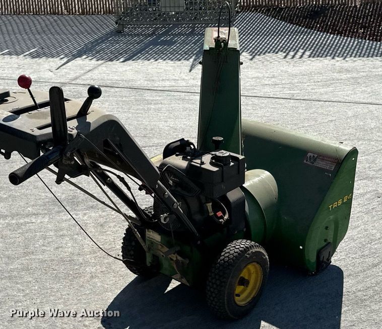 image for item DZ8596 (2) John Deere TRS 24 snow blowers