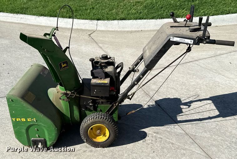 image for item DZ8596 (2) John Deere TRS 24 snow blowers