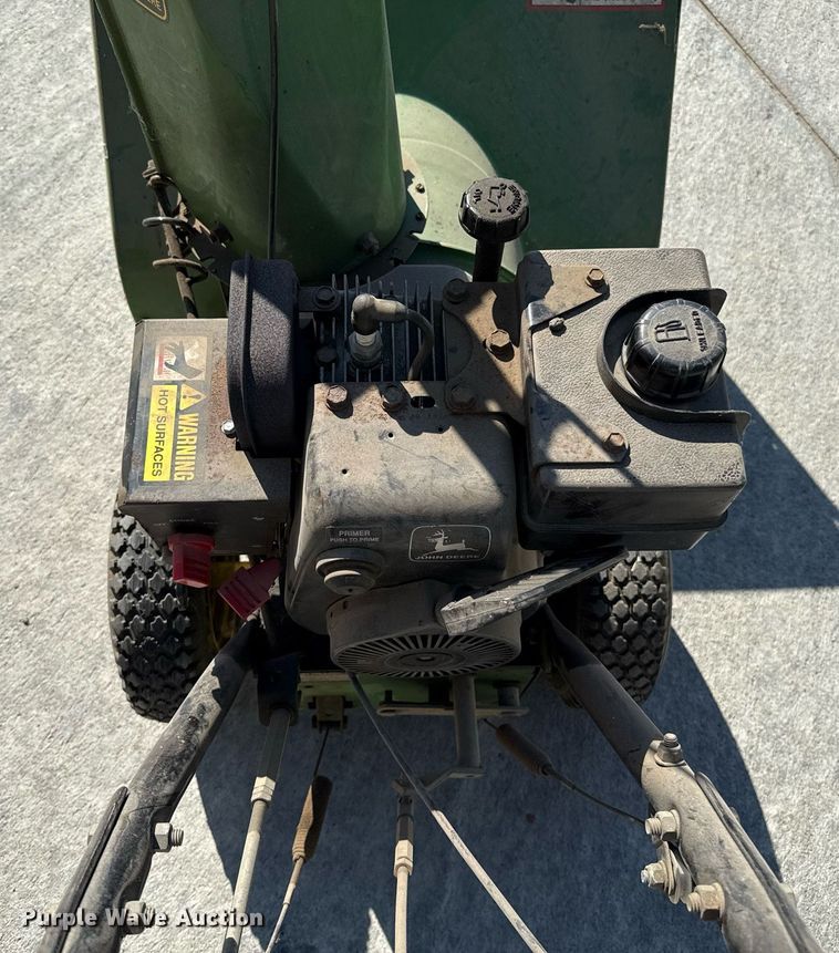 image for item DZ8596 (2) John Deere TRS 24 snow blowers