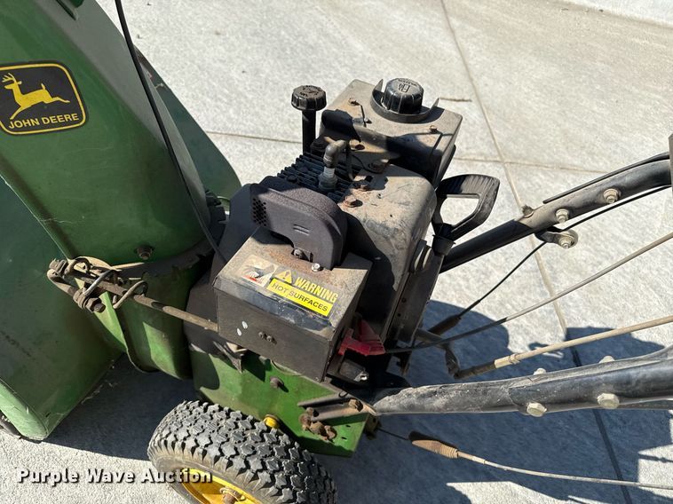 image for item DZ8596 (2) John Deere TRS 24 snow blowers