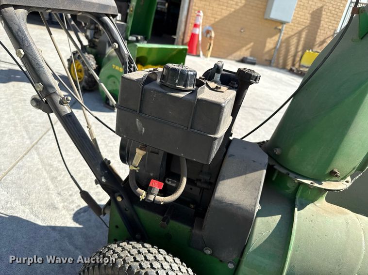 image for item DZ8596 (2) John Deere TRS 24 snow blowers