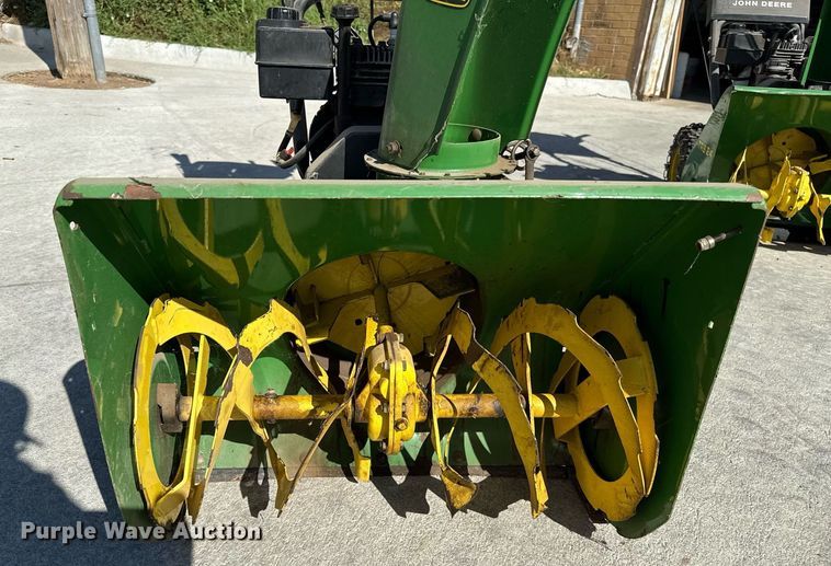 image for item DZ8596 (2) John Deere TRS 24 snow blowers