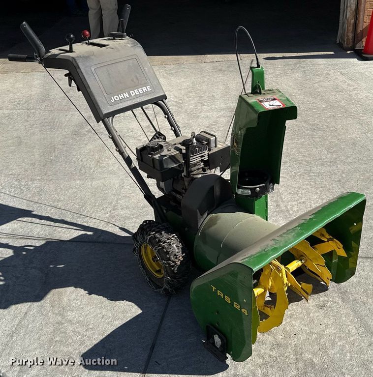 image for item DZ8596 (2) John Deere TRS 24 snow blowers