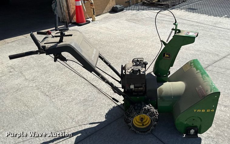 image for item DZ8596 (2) John Deere TRS 24 snow blowers