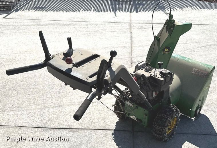 image for item DZ8596 (2) John Deere TRS 24 snow blowers