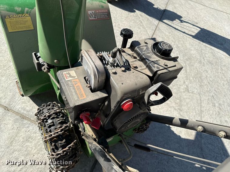 image for item DZ8596 (2) John Deere TRS 24 snow blowers