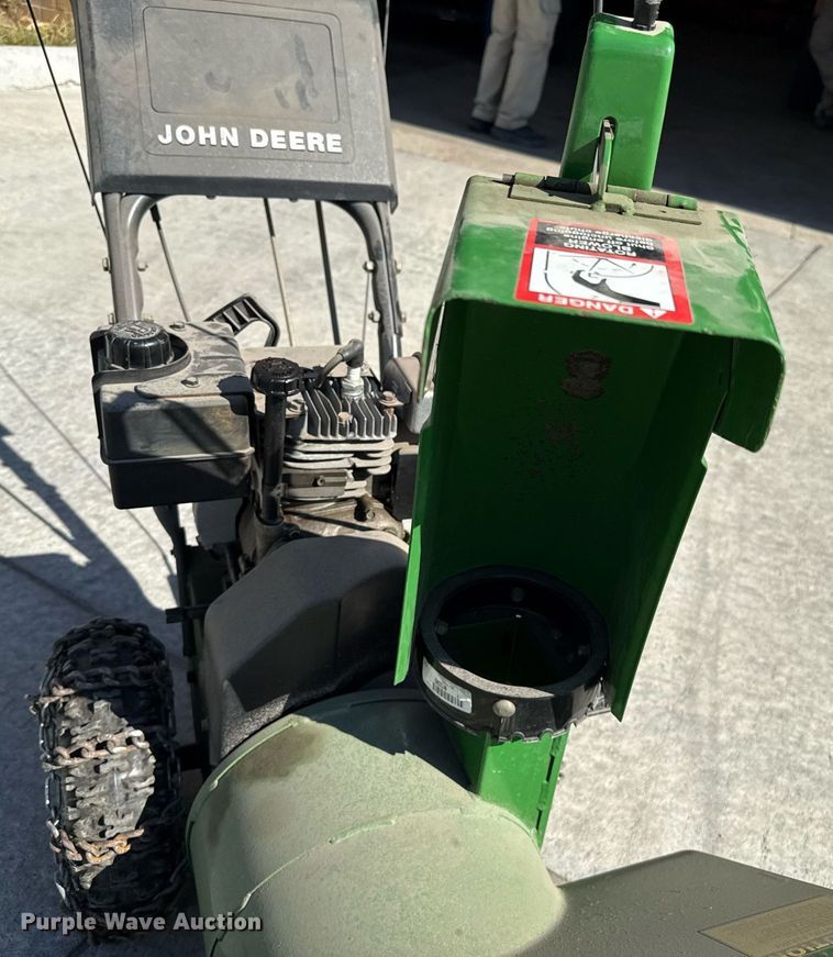 image for item DZ8596 (2) John Deere TRS 24 snow blowers