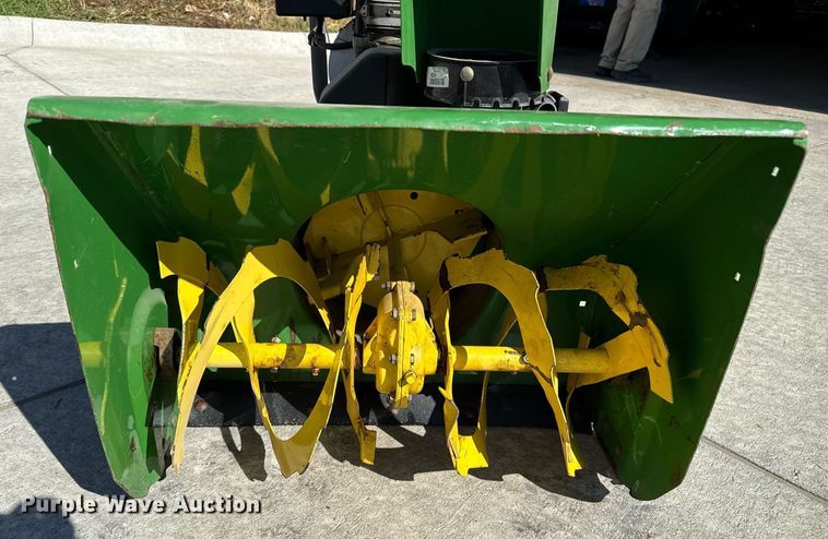 image for item DZ8596 (2) John Deere TRS 24 snow blowers
