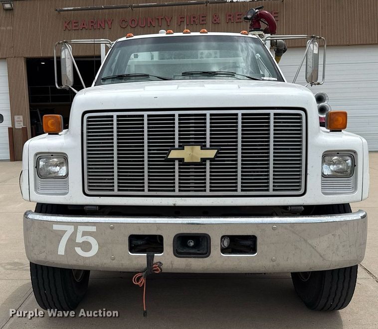 image for item DZ8616 1991 Chevrolet Kodiak C6500 tanker fire truck