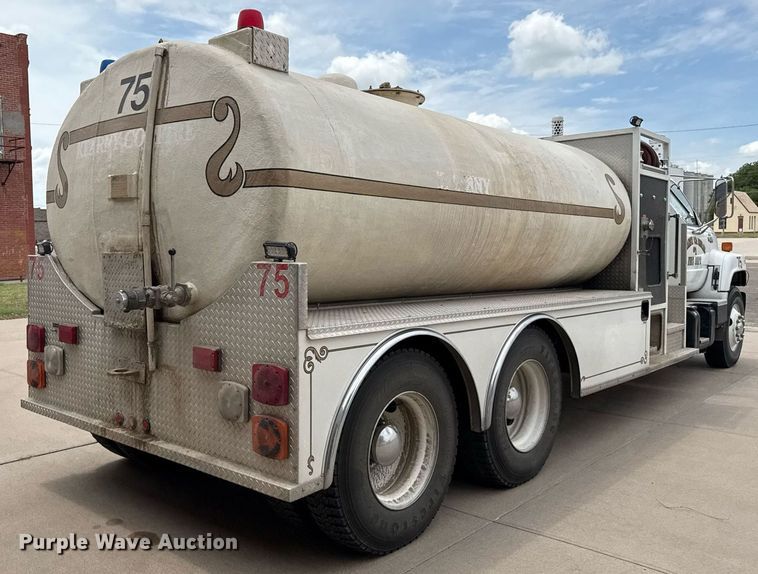 image for item DZ8616 1991 Chevrolet Kodiak C6500 tanker fire truck