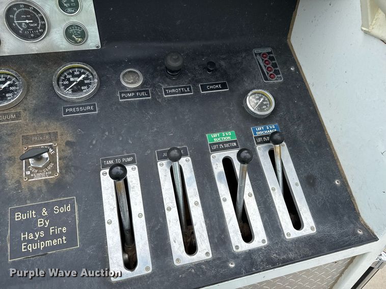 image for item DZ8616 1991 Chevrolet Kodiak C6500 tanker fire truck