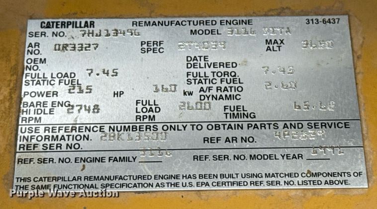 image for item DZ8616 1991 Chevrolet Kodiak C6500 tanker fire truck