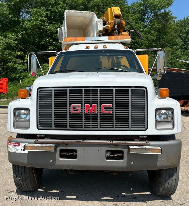image for item EB2644 1996 GMC TopKick digger derrick truck