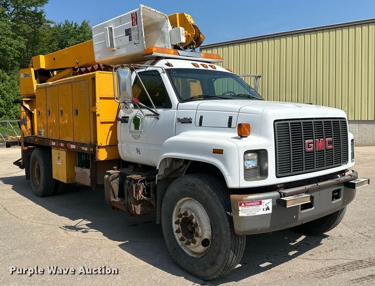 image for item EB2644 1996 GMC TopKick digger derrick truck