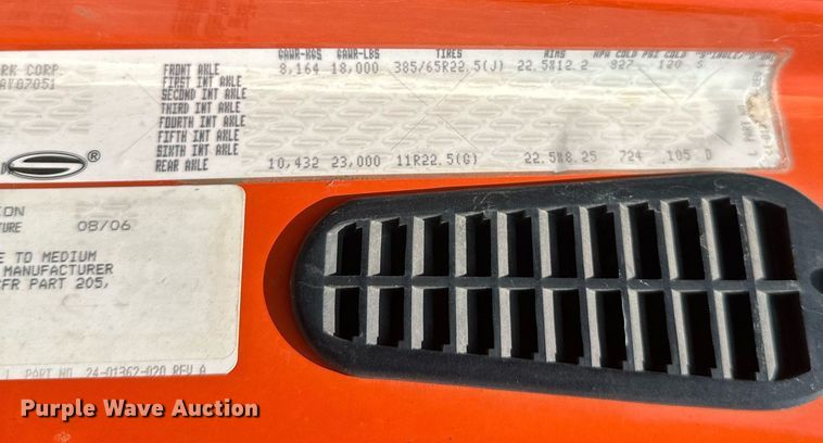 image for item EB2647 2007 Sterling  MBE 900 dump truck