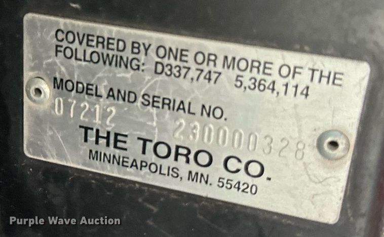 image for item EB2660 Toro Workman utility cart