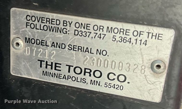 image for item EB2660 Toro Workman utility cart