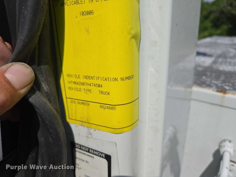 image for item ED2068 2007 International 4400 bucket truck