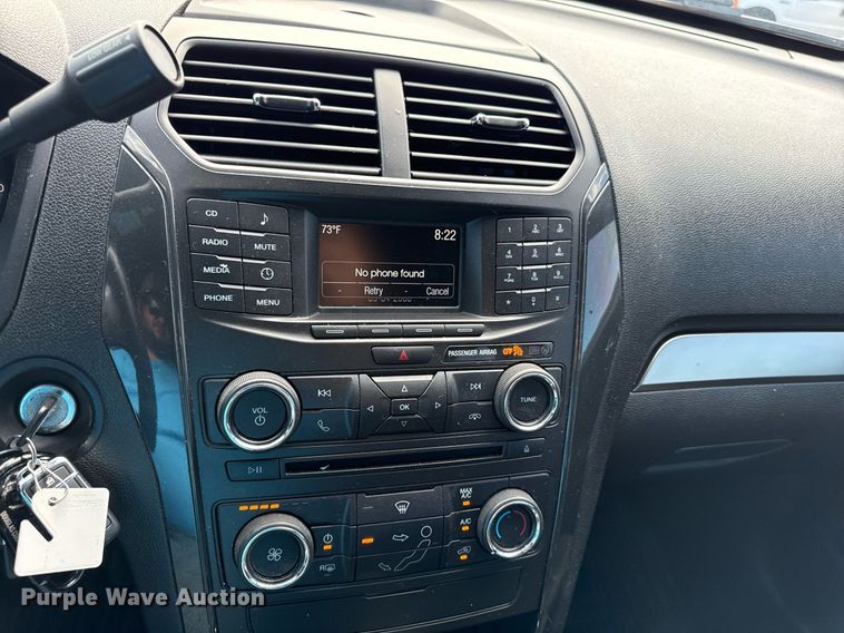 image for item ED4227 2018 Ford Explorer Police Interceptor  SUV