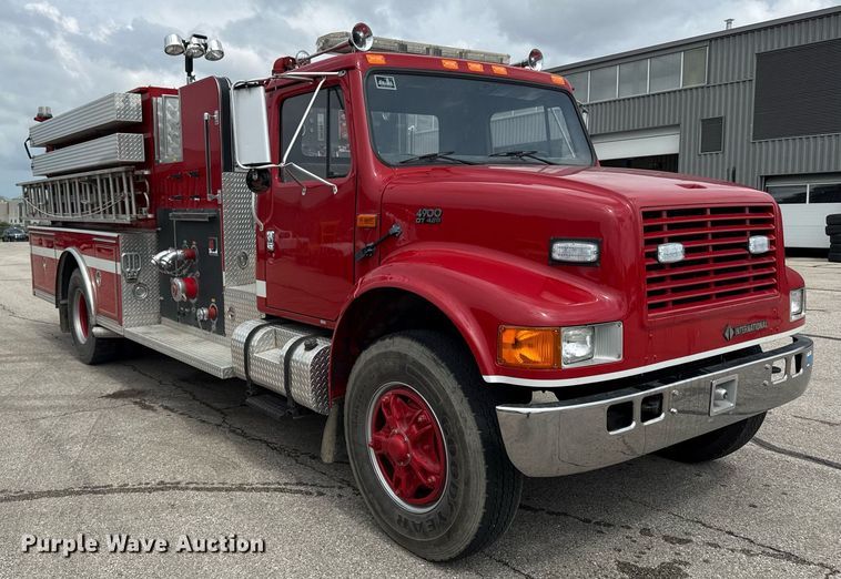 image for item ED4236 1994 International 4900 pumper fire truck